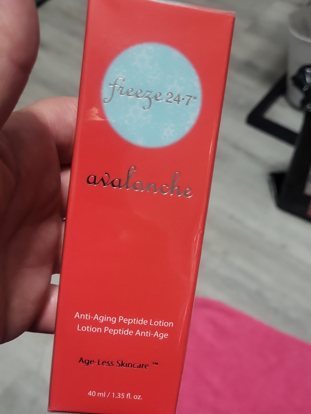Freeze 24-7 Avalanche Peptide Lotion - Sealed.